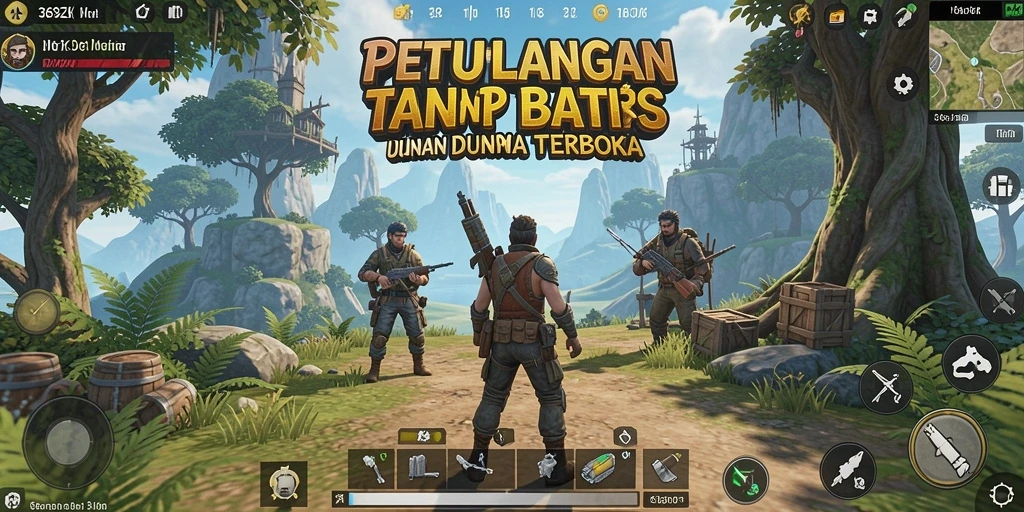 Gameplay <strong>369ZK</strong> yang seru dalam dunia terbuka yang luas.