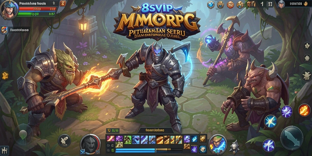 Gameplay seru dalam dunia MMORPG 8SVIP.