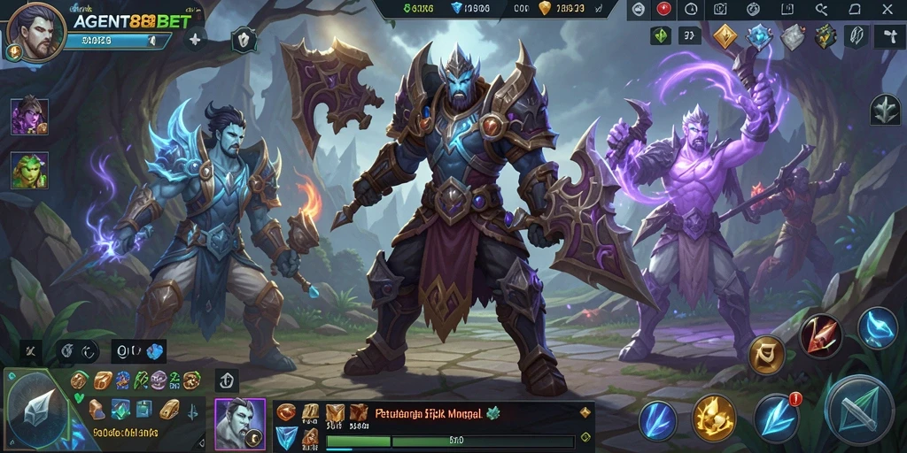 Tangkapan layar <strong>AGENT88BET</strong> menunjukkan gameplay yang intens dalam petualangan MMORPG.