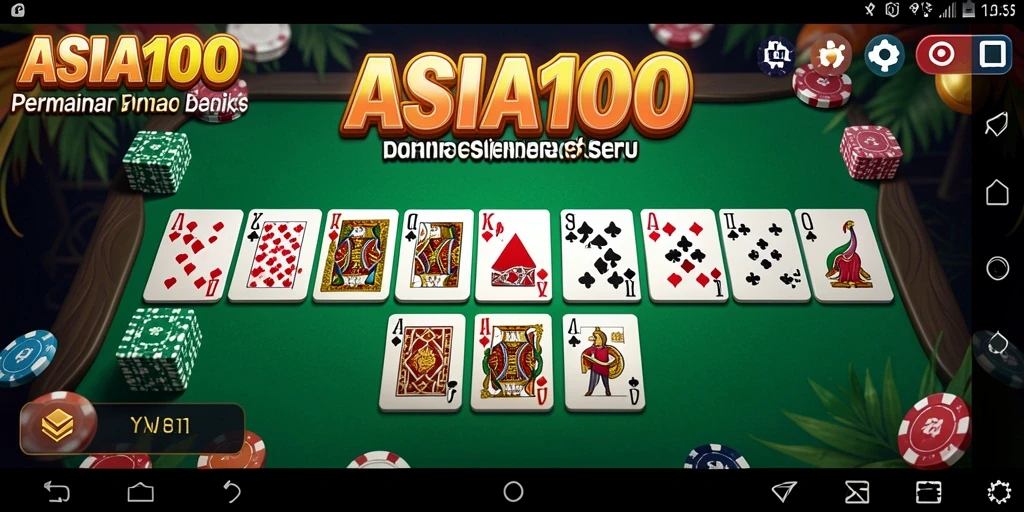 Tampilan gameplay ASIA100 yang menarik dan interaktif.