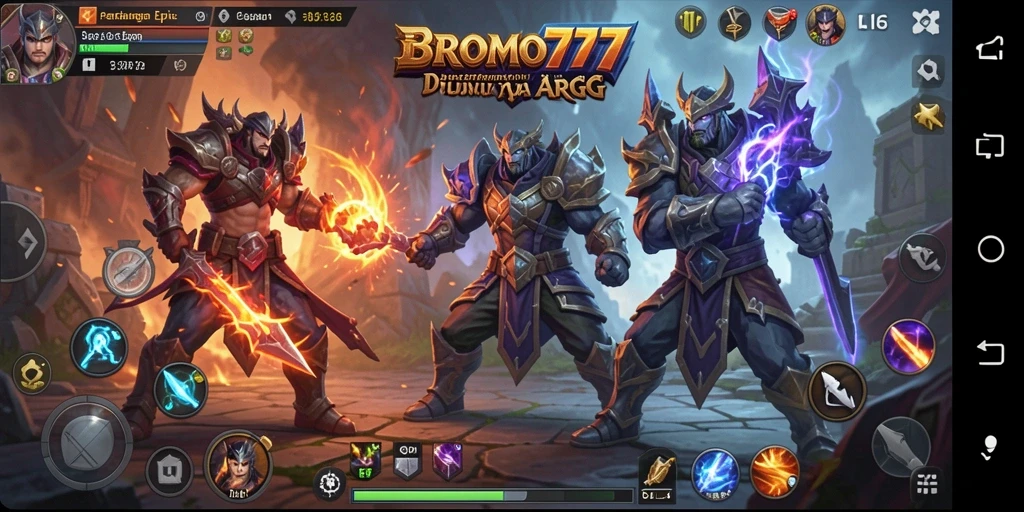 Tampilan gameplay BROMO77 yang memukau dan penuh aksi.