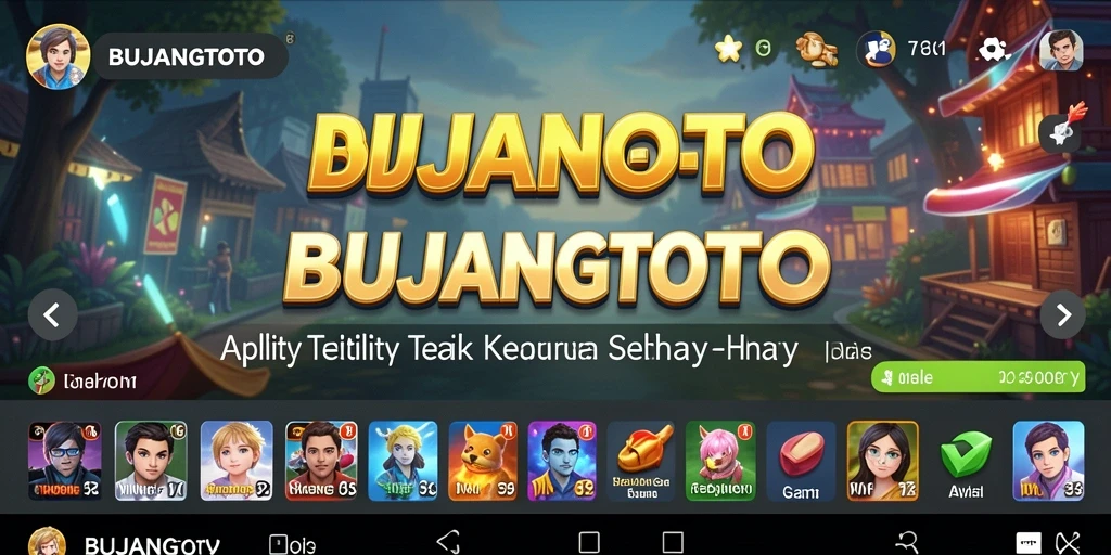 Tampilan antarmuka BUJANGTOTO yang menarik dan mudah digunakan.
