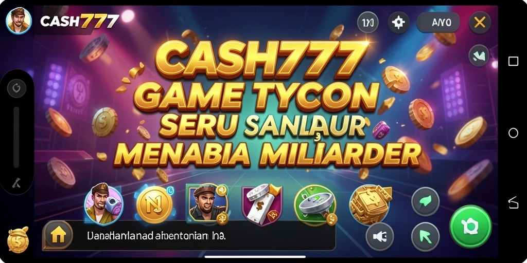 Tampilan gameplay CASH777 yang menarik dan interaktif.