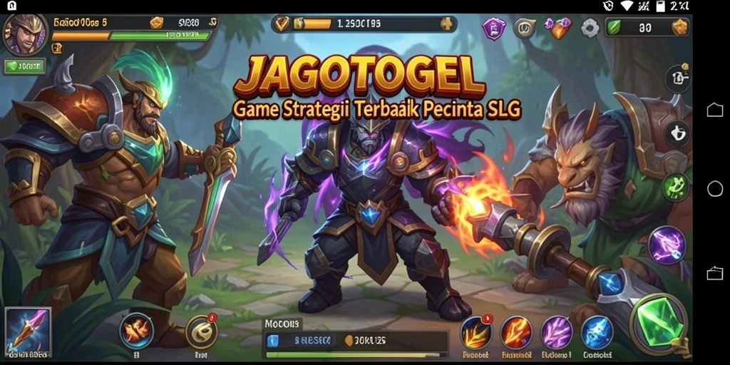 Tampilan permainan SLG yang menarik dan strategis di JAGOTOGEL.