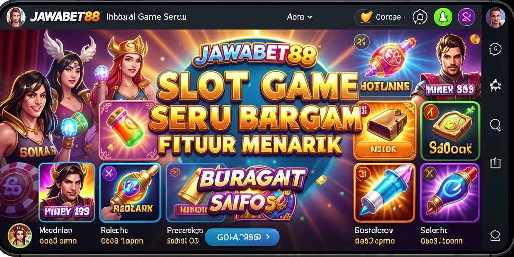 Tampilan menarik dari gameplay Slot JAWABET88 yang mengasyikkan.