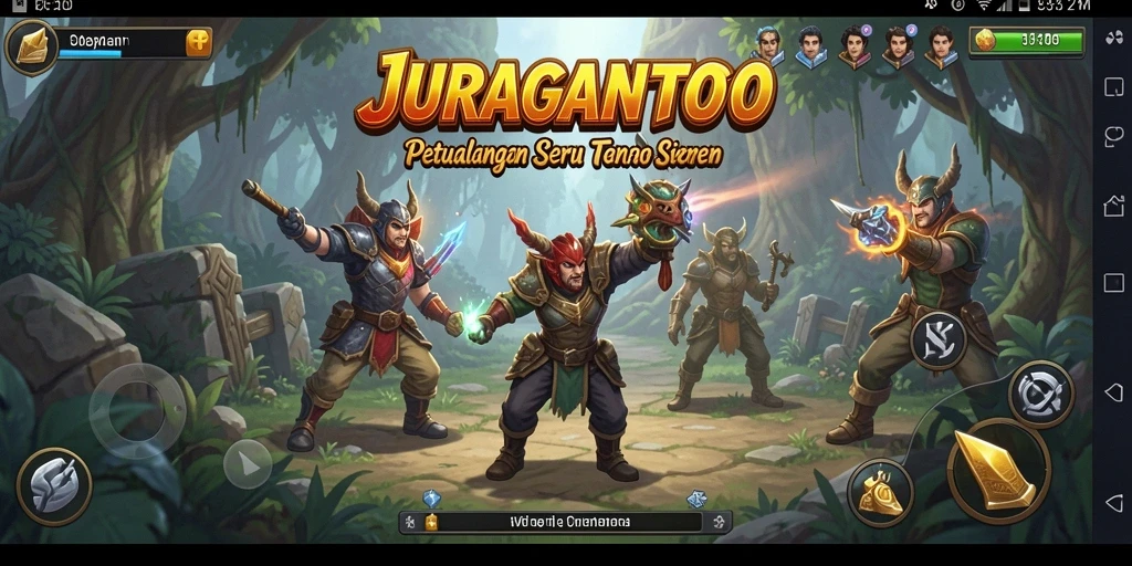 Tampilan gameplay seru dalam JURAGANTOTO yang penuh dengan petualangan.