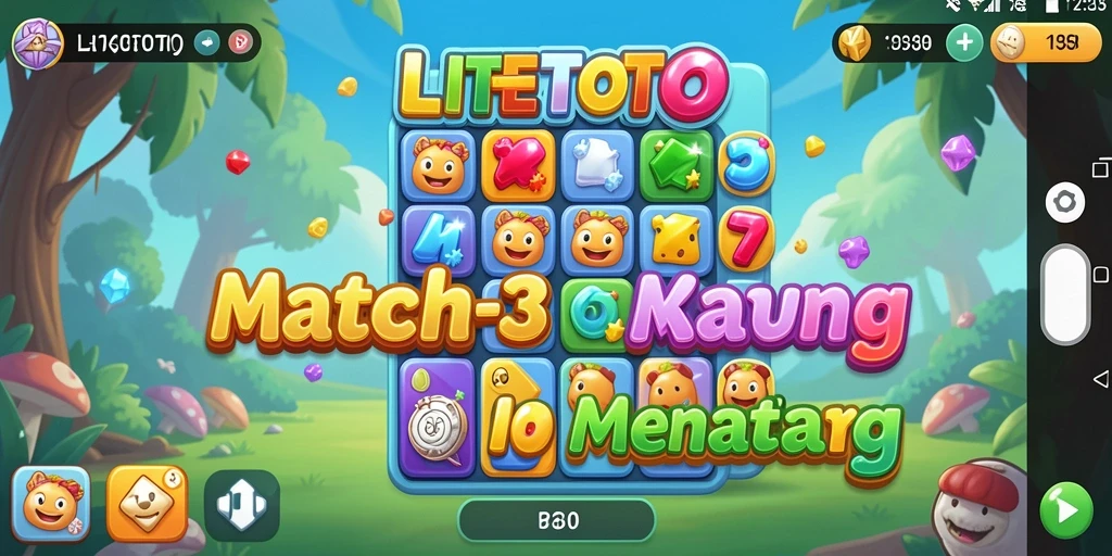 Tampilan gameplay LITETOTO yang seru dan penuh warna.
