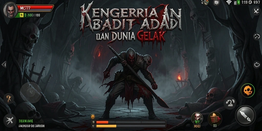 Tampilan gameplay menegangkan dari MC777 yang penuh dengan elemen horor.