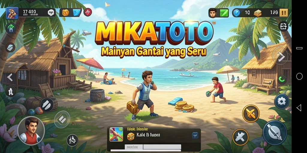Screenshot gameplay MIKATOTO yang menunjukkan serunya bermain.