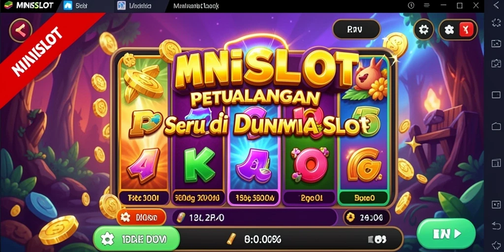Tampilan gameplay seru dari MINISLOT yang penuh petualangan.