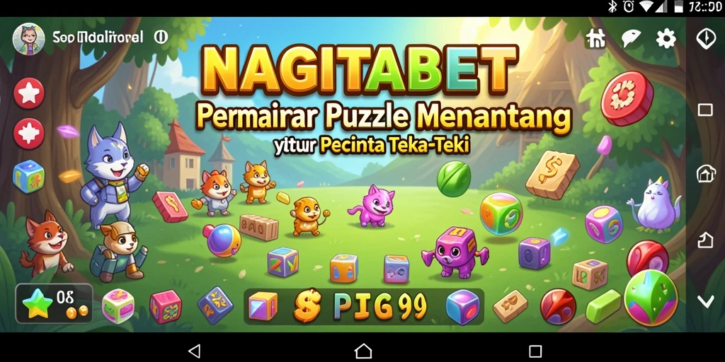 Screenshot utama NAGITABET menampilkan gameplay Puzzle yang menarik.