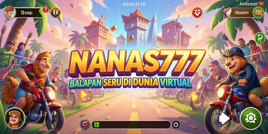 Tampilan menarik dari gameplay balapan NANAS777 yang mendebarkan.