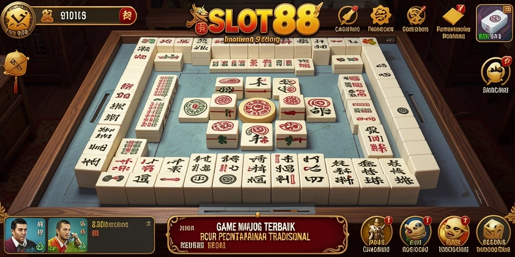Gameplay Mahjong yang seru dan menantang di SLOT88.