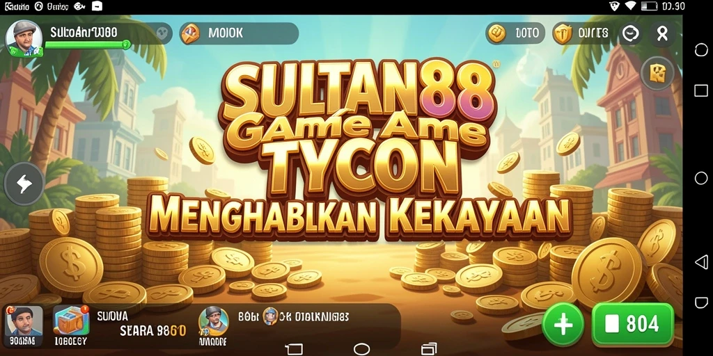 Screenshot menampilkan gameplay seru SULTAN88 dengan interaksi bisnis.