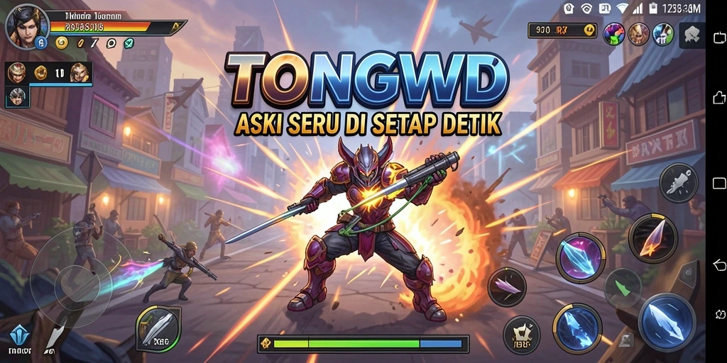 TONGWD menampilkan gameplay seru dengan aksi intens dan grafis menarik.