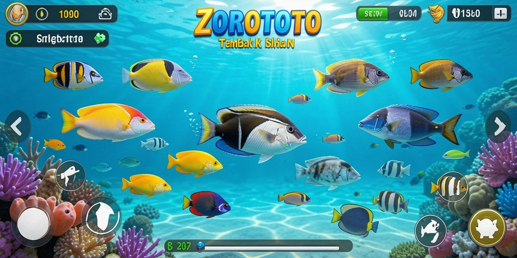 Tangkapan layar gameplay ZOROTOTO yang menegangkan dan seru.